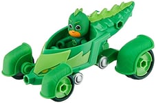 PJ MASKS Gekko-Mobile Preschool Toy, Gekko Car with Gekko Action Figure for Kids Ages 3 and Up Multicolor F2130