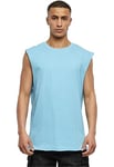 Urban Classics Men's Tb1562-Open Edge Sleeveless Tee T-Shirt, Baltic Blue, XXXXX-Large