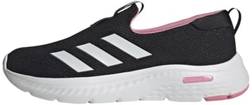 adidas Women's Cloudfoam Move Lounger Shoes Non-Football Low, core Black/Cloud White/Bliss Pink, 4 UK