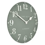 Thomas Kent Arabic Seagrass Wall Clock 20 inch