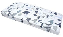 Medi Partners Drap Housse pour Un lit bébé 60x120 cm 100% Coton literie bébé Matelas Enfant Sac de Couchage lit bébé