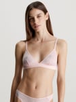 Calvin Klein Sheer Marquisette Triangle Bralette, Nymph's Thigh