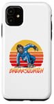 Coque pour iPhone 11 Breaksquatch Break Dancing Sasquatch B-Boy Bigfoot 80s Funny