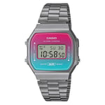 Casio Watch Digital Vintage Pink/Blue A168WERB-2ADF