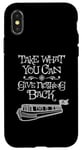 Coque pour iPhone X/XS Vintage Narrowboat Canal Pirate Devise Barge Bateau Life