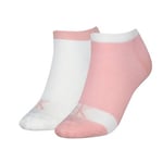 Calvin Klein Strumpor 2P Glossy Sneaker Socks Vit/Rosa Strl 39/42 Dam