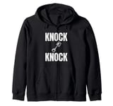 Broken Engine Funny Joke Knock Knock Car Lover Mechanic Zip Hoodie