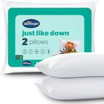 Silentnight Just like down Pillow - Hotel Bed Sleep Pillows Cuddle Support Pillo