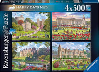 Ravensburger Happy Days Royal Residences 4X 500 Piece Jigsaw Puzzle for Adults