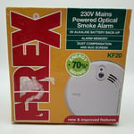 Kidde Firex KF20 Hard Wired Mains Optical Smoke Alarm with 9V Battery Back-Up