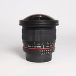 samyang Used Samyang 8mm f/3.5 Asph IF MC Fisheye CS II DH Lens Nikon DX