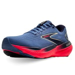 Brooks Femme Glycerin 21 Sneaker, Bleu, Noir et Rose, 39 EU