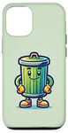 iPhone 12/12 Pro Garbage Trash Can Cartoon Character Design Case