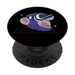 Monkey with VR Glasses Virtual Reality PopSockets Adhesive PopGrip