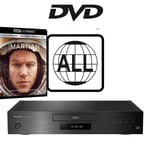 Panasonic Blu-ray Player DP-UB9000 MultiRegion for DVD 4K UHD inc The Martian