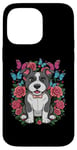 iPhone 14 Pro Max Staffordshire Bull Terrier with lilac Case