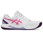 Asics Femme Gel-Dedicate 8 Padel Sneaker, White Dragon Fruit, 43.5 EU