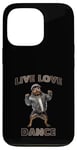 Coque pour iPhone 13 Pro Live Love Dance Cool Dog Hip Hop Vibes