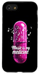 Coque pour iPhone SE (2020) / 7 / 8 Music is my Medicine for Music Lovers for a Music Lover