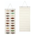 Hair Claw Clips Organizer Stor kapacitet Pannbandshållare Vägg H white 1 one size