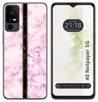 Coque Silicone pour TCL 40 NXTPAPER 5G Design Marbre 04 Dessins