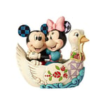 Enesco Statue Mickey et Minnie sur Cygne 15 cm