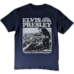 Elvis Presley Unisex Vuxen You´re A Heartbreaker Sun Records T-shirt