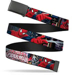 Buckle Down Boys Web Belt 1.5", Spider/Man/Wb-bk-1.5-wspd035, Regular