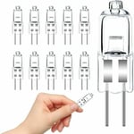 Ampoules Halognes G4, 12v 20w Dimmable Halogen Pin Base Light, Lot de 12 - Tigrezy