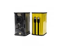 Wekome Wp-347 Vanguard Series - Power Bank 20000 Mah Super Fast Charging With Built-In Usb-C Pd 20W &Amp  Lightning + Usb-A Qc3.0 22.5W Cable (Yellow)