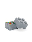 LEGO opbevaringskasse 4, medium stone grey