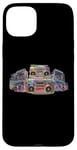 Coque pour iPhone 15 Plus Radio Hiphop Boom Box années 80 et 90 pour amateurs de rap pour hommes, femmes, enfants