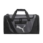 PUMA Unisex-Adult Contender Duffel Bag, Dark Grey, One Size