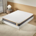 sensoreve- Matelas YPSILON « Ferme » 140x190cm - Technologie Hybride : Latex Naturel & Mémoire de Forme - Épaisseur 28cm – Soutien Ferme & Durable- Label sanitized (Anti bactérien/acarien)