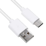 USB 2.0 Typ C-A Kabel 0,8m: Snabb Laddning & Dataöverföring Vit