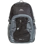 Trespass Albus Casual Backpack For Men & Women, Ash/Grey, 30 Litre With Waterproof Cover