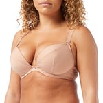 Curvy Kate Women's SuperPlunge Multiway Bra, Opaque, Beige (Latte Latte), (Size:32J)