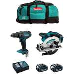 Kit MK203 (DHP482 DSS610 2 x 5,0 Ah DC18RC LXT600) - Makita