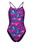 NIKE SWIM Nike W Lace Up Tie Back Op Hydrastrong Lila