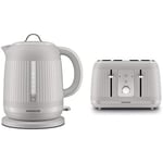 Kenwood Dawn Electric Kettle With Kenwood Dawn Toaster, 4 Slot Toaster