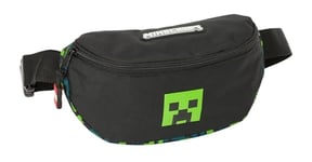 MINECRAFT TNT Sac banane pour enfants Idéal pour les jeunes et les enfants de différents âges, confortable et polyvalent, qualité et résistance, 23 x 9 x 14 cm, multicolore, M, Décontracté