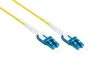 Kabelmeister Câble fibre optique OS2 Duplex - Fiche LC vers LC - UNIBOOT - Singlemode 9/125-7,5 m - Produit de qualité supérieure