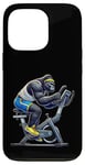 iPhone 13 Pro Gorilla on Exercise Bike Gym Fitness Workout Training Case