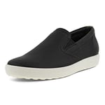 ECCO Femme Chaussures à Enfiler Souples 7 W, Poudre Noire, 43 EU