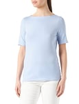 Tom Tailor Denim Women's 1031479 Basic t-Shirt, 11486-Brunnera Blue, L