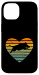 iPhone 14 I Love Wild Boars Retro Heart Hunter Boar Case