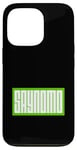 Coque pour iPhone 13 Pro Vert SAYNOMO (Say No More) Green Graphic