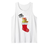 Christmas Scooby Doo Shaggy Stocking Reindeer Mystery Van Tank Top