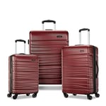 Samsonite Evolve Se Hardside Extensible avec roulettes Doubles pivotantes, Bordeaux Mat, Medium Spinner, Evolve Se Valise Rigide Extensible avec Double roulettes pivotantes