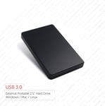 1TB /1000GB External Portable 2.5" Fast USB 3.0 Hard Drive HDD with 1Y Warranty